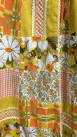 画像16: Vintage flower patchwork reversible wrap long skirt