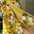 画像13: Vintage flower patchwork reversible wrap long skirt