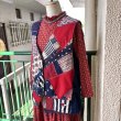 画像2: Vintage usa pattern patchwork vest