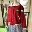 画像1: Vintage wh/rd patch sailor collar stadium jumper