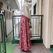 画像2: Vintage bandana&flower patchwork printed apron dress