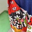 画像6: Vintage flower crazy pattern patchwork printed long skirt