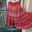 画像1: Vintage 2way crochet poncho&skirt