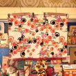 画像7: Vintage kurukuru flower cafe curtain