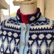 画像2: Vintage nordic knit cardigan