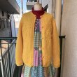 画像5: 60'S Vintage flower embroidery wool cardigan