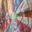 画像7: Vintage made in canada flower quilt patchwork flower cutwork embroidery apron