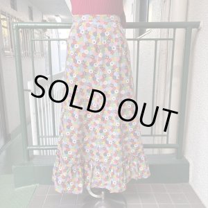 画像: 70'S patchwork printed long skirt