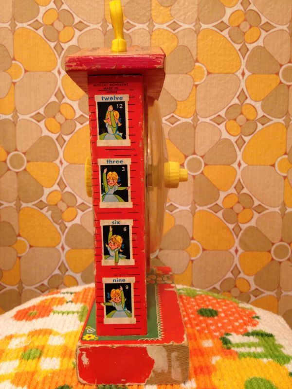 画像: FISHER PRICE music box　Teaching Clock