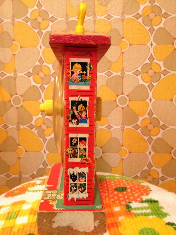 画像: FISHER PRICE music box　Teaching Clock