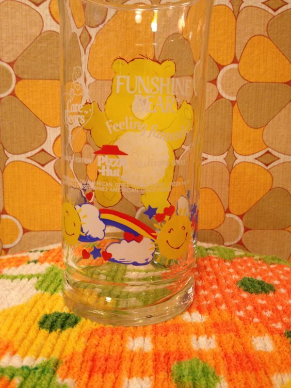 画像: Care Bears Fun Shine Bear グラス