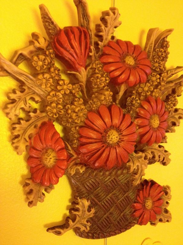 画像: ORANGE DAISY WALL HANGING