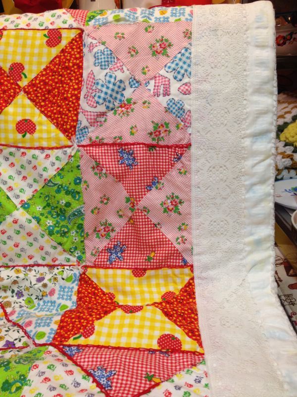 画像: カラフルpatchwork quilt