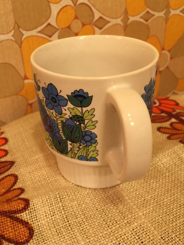 画像: FLOWER/ BUTTERFLY(BL)Mug