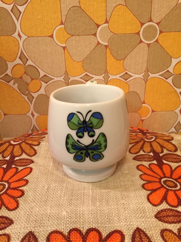 画像: BL/GR butterfly　Mug