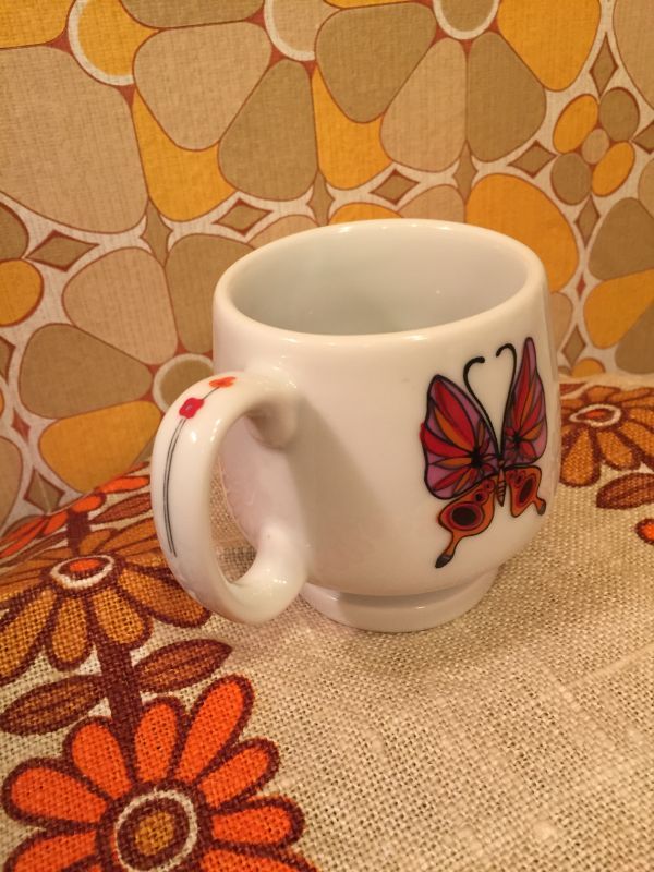 画像: OR/RD/PK butterfly　Mug