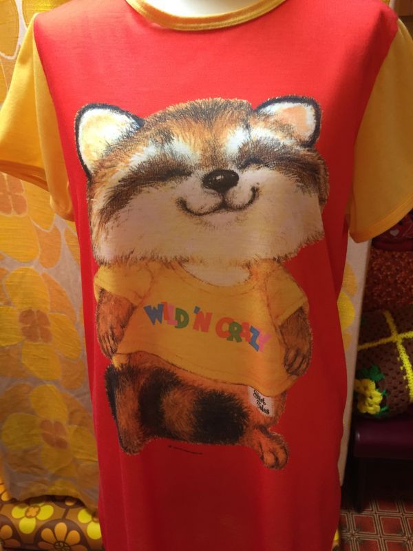 画像: Raccoon Tシャツワンピース