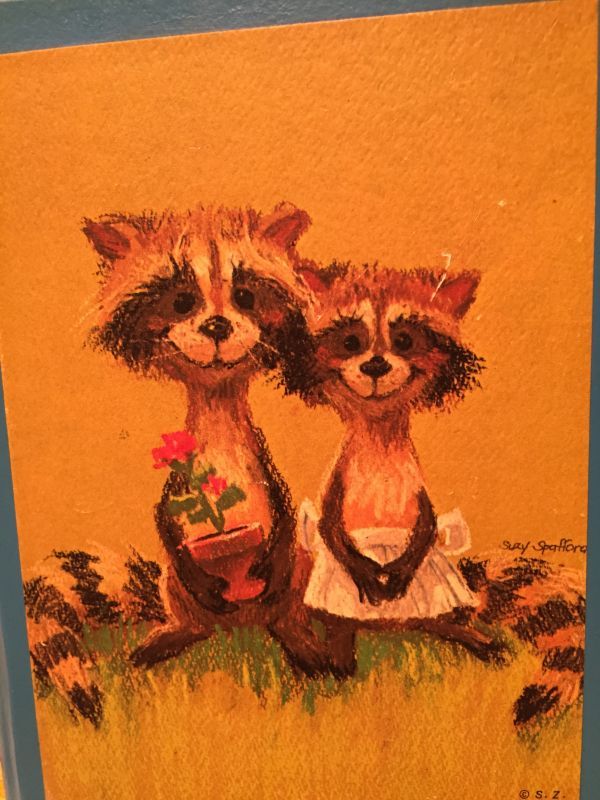 画像: GOOD FRIEND RACCOON WALL HANGING