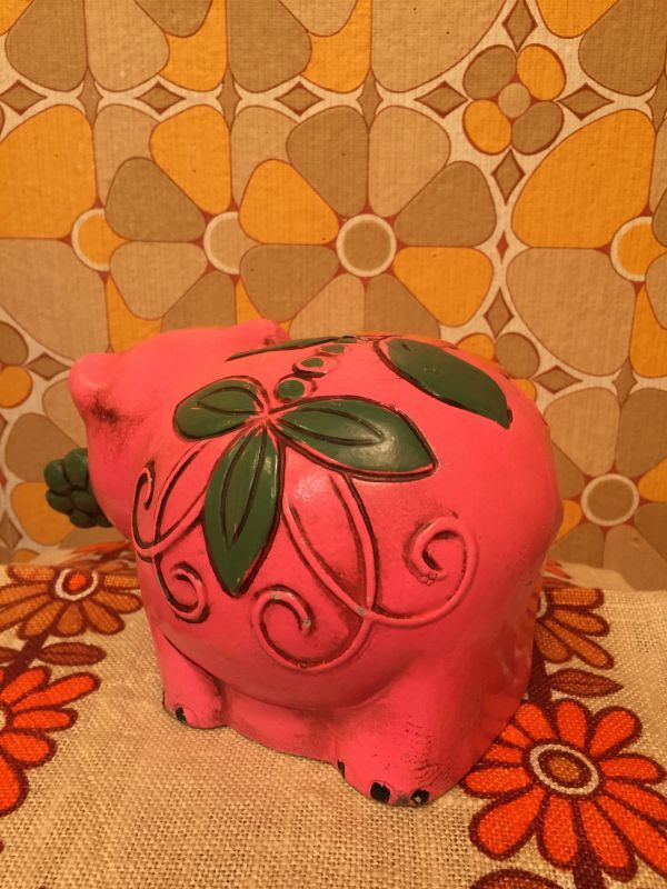 画像: カバさんFLOWER COIN BANK