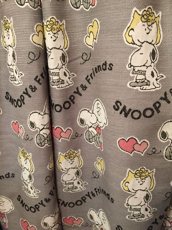 画像: SNOOPY＆FRIENDS カーテン（２枚SET）