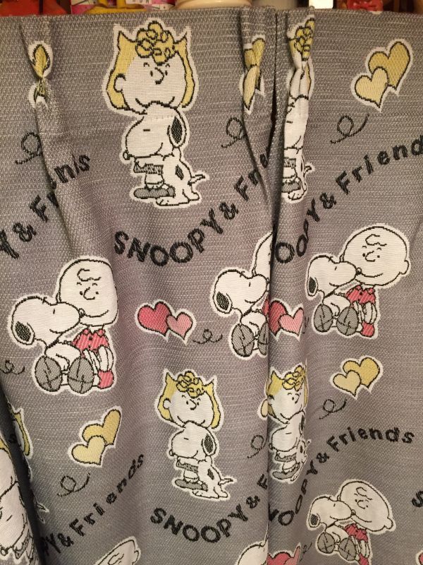 画像: SNOOPY＆FRIENDS カーテン（２枚SET）