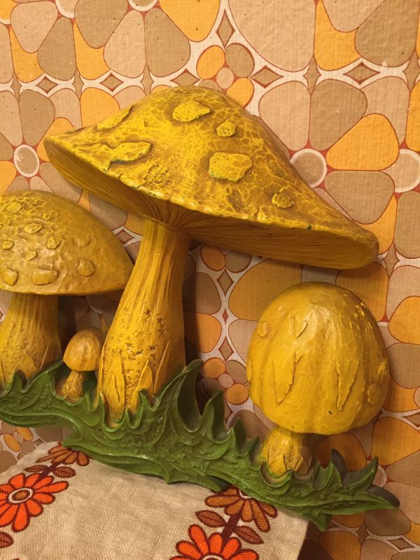 画像: Vintage Mushroom WallHanging