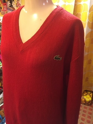 画像: LACOSTE VネックKnit