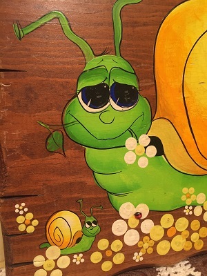 画像: Snails Flower WallHanging