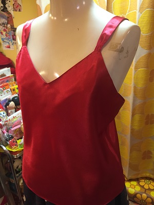 画像: RED・PINK キャミソール　ランジェリーTOPS