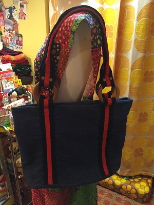 画像: WOODリングのデニムBAG