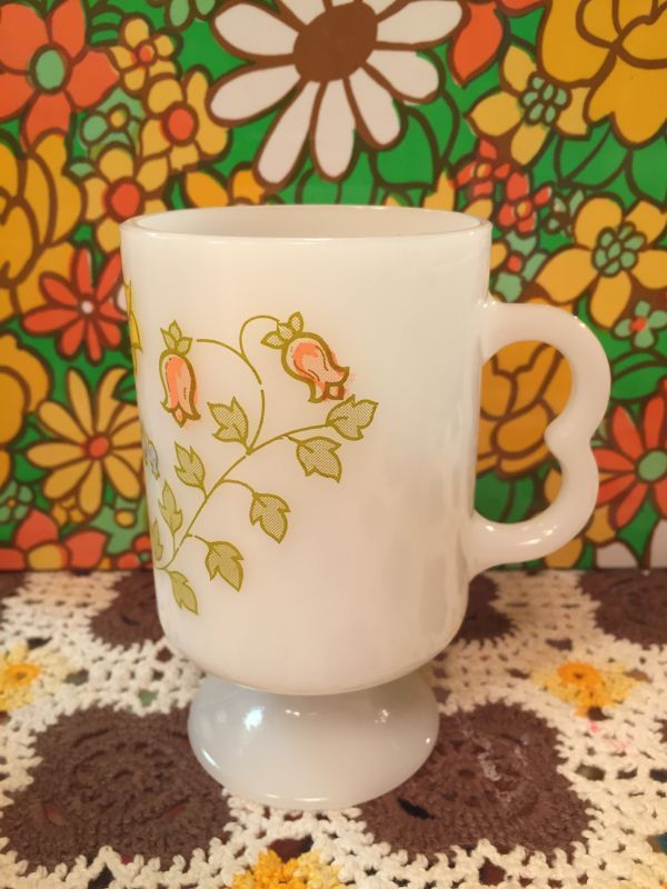 画像: FEDERAL FLOWER柄脚付きMug