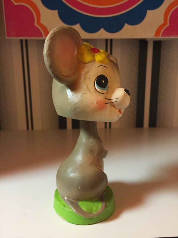 画像: お花飾りのボビングヘッドMouse