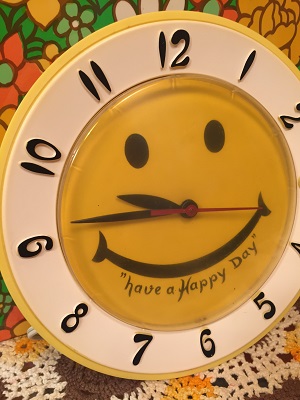 画像: Smile WallClock Have a happy Day