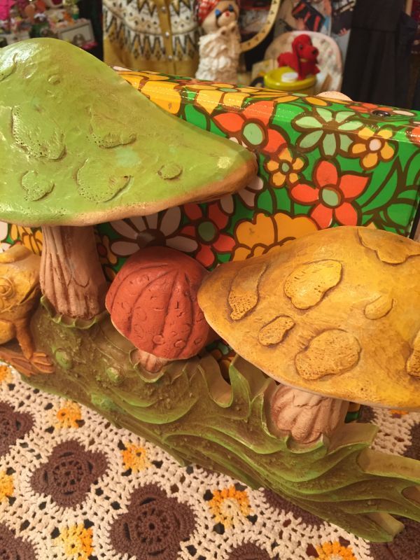 画像: Mushroom＆Frog Wall Hanging