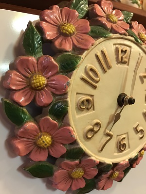 画像: PK FLOWER Garland Wall Clock