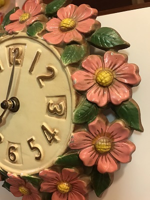 画像: PK FLOWER Garland Wall Clock