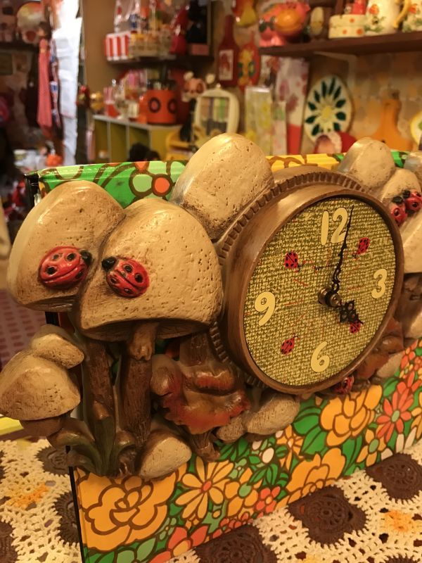 画像: Musuroom＆Ladybug WallClock