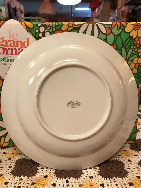 画像: レトロな街並み模様　浅型BOWL PLATE