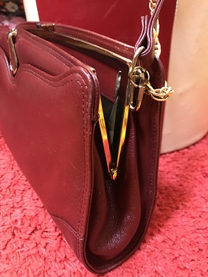 画像: ワインレッドレザー　ショルダーBAG