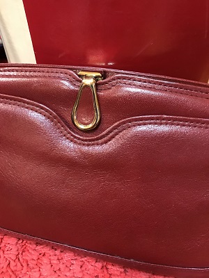 画像: ワインレッドレザー　ショルダーBAG