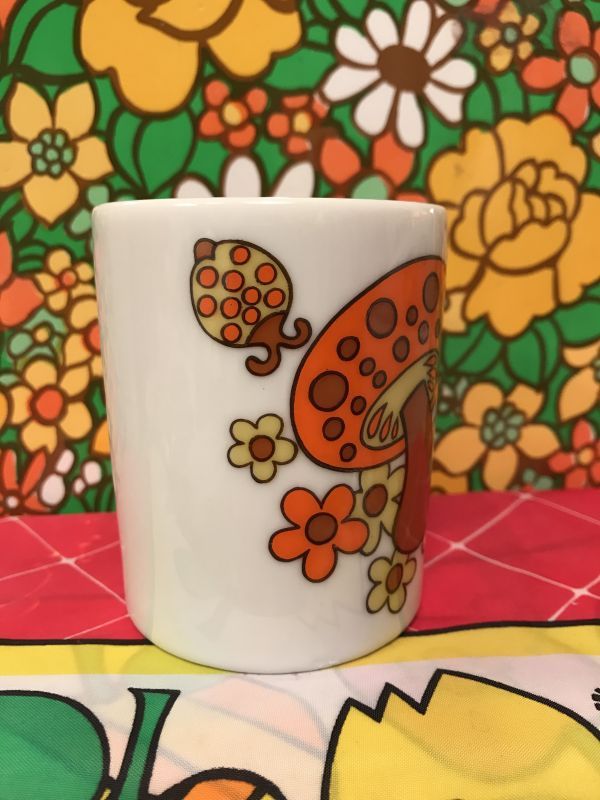 画像: Mushroom&FLOWER Mug