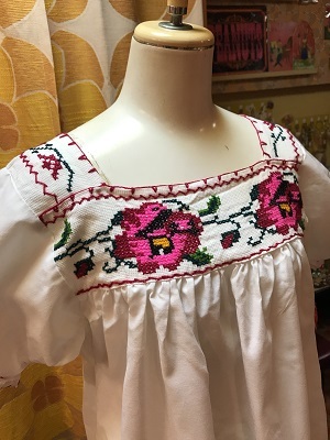 画像: クロスステッチFLOWER TOPS  