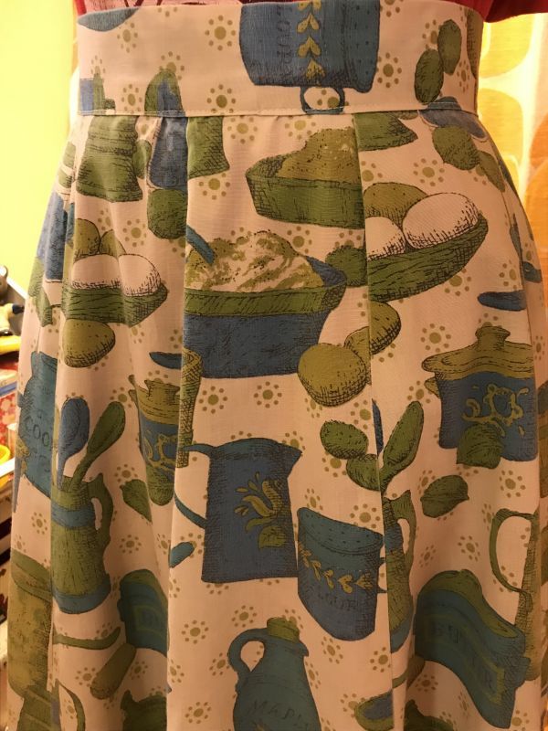 画像: Kitchenware柄 Vintageスカート