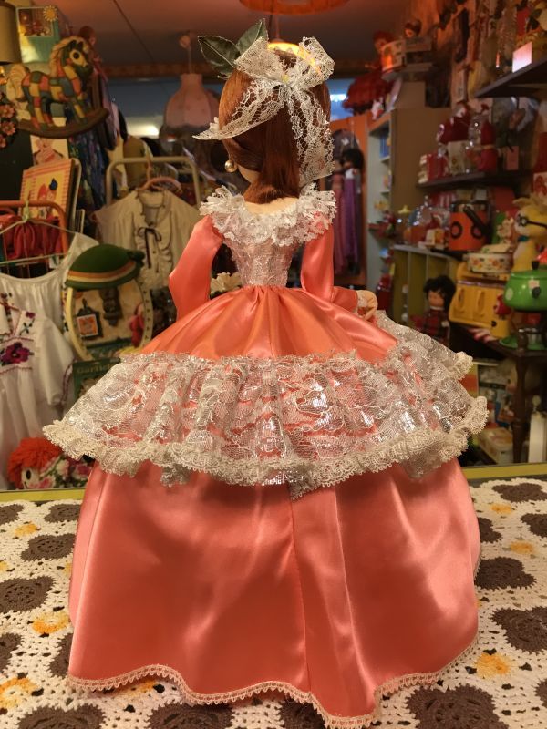 画像: パールピンクドレス お花飾りの女の子