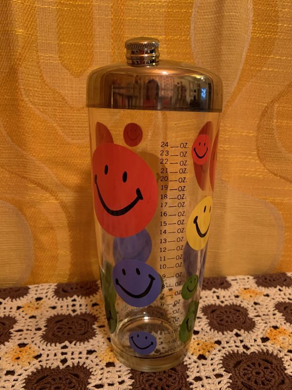 画像: VINTAGE Hazel Atlas SMILE Cocktail Shaker