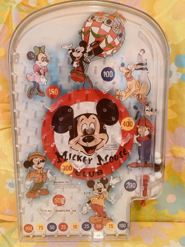 画像: VINTAGE MICKEY MOUSE Pinball Game