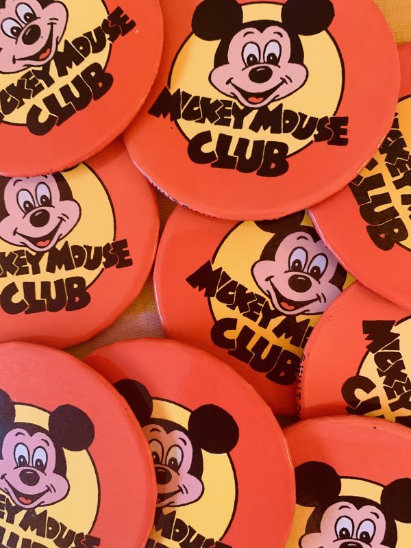 画像: MICKEY MOUSE CLUB ヴィンテージ缶バッチ