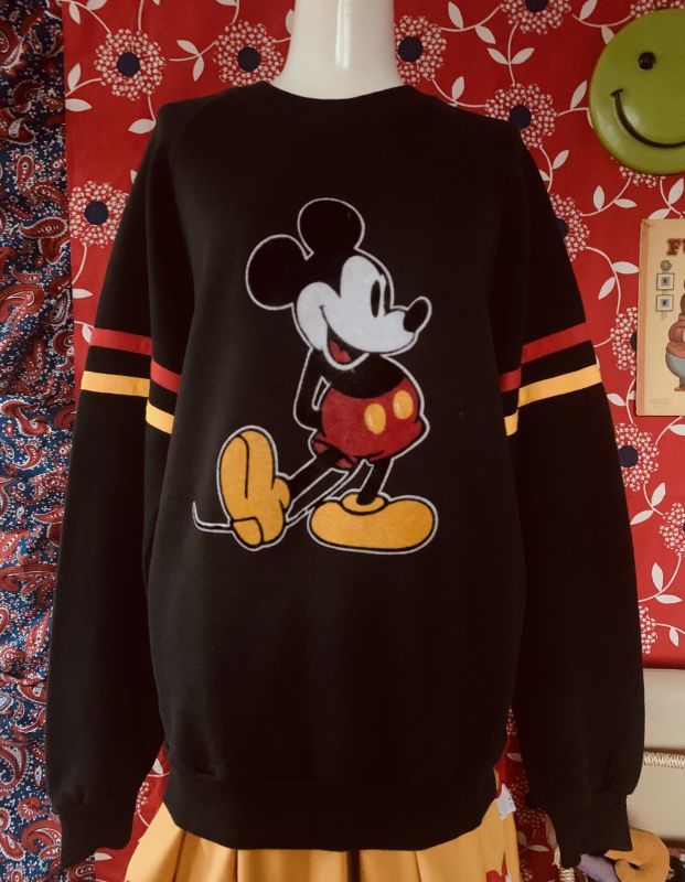 画像: Mickey Printed 2Color Sweat