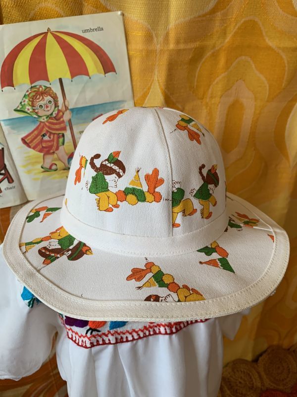 画像: Kid's IndianGirl HAT （GR/YE） 