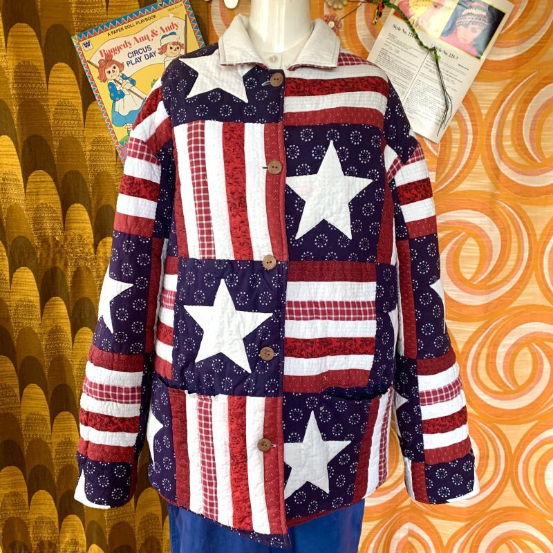 画像: リバーシブル Patchwork quilt jacket